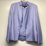 Kasper Size 10-M Women's Light Blue Solid 3 PC Dress