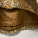 Dana Buchman Size 6 Women's Tan Tweed Pencil-Knee Skirt