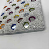 Christiana White-Multi Beaded Crossbody Handbag