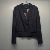 Tommy Hilfiger Women's Size 12-L Navy-White Tweed Blazer Jacket