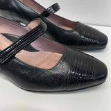 Beautifeel Size 37-6 Women's Black Stripe Mary Jane Heels