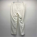 Lafayette 148 Size 14 Women's White Solid Straight Leg Jeans