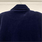 Lesley Evers Women's Size Xl Navy Solid Blazer Jacket