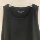 Athleta Size M Women's Black Solid Racerback Sleeveless Top