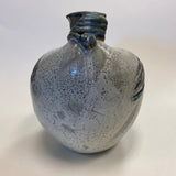 Gray Signed Pottery Vase