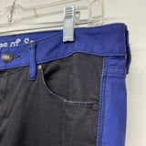 Articles of Society Size 27 (2-4) Women's Blue-Black Color Block Boot Cut Jeans