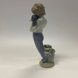 LLadro Daisa #7609 My Buddy - Boy with Dog