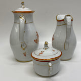 Royal Copenhagen White-Coral Fine China Tea Set