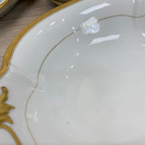 Haviland - limoge White-Gold Porcelain Dinnerware