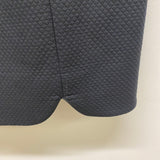 Constance Saunders Size S-6 Black Textured Sleeveless Women's Cotton Blend Dress