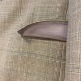 Daniel Cremieux 40 Men's Tan-Multicolor Wool Plaid Men's Jacket