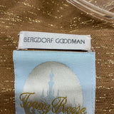 Tracy Reese Women's Size S Tan Shimmer Double Breasted Jacket