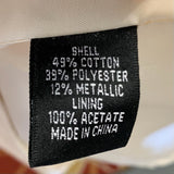 Adrianna Papell Size 8 Cream-Gold Embossed Pencil Skirt