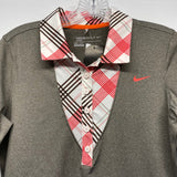 Nike Golf Size M Women's Gray-Multi Solid 3/4 Sleeve Activewear Top