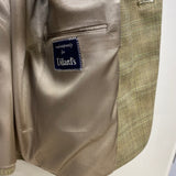 Daniel Cremieux 40 Men's Tan-Multicolor Wool Plaid Men's Jacket