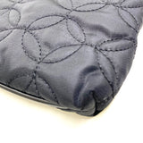 Vera Bradley Black Nylon Quilted Clutch