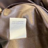 Patra Size 4 Women's Brown Solid Sleeveless Dress