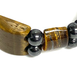 Tiger's Eye - Hematite Bracelet - Magnet Closure