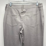 Chico's Size 2 Women's Light Gray Animal Print Straight Leg Jeans