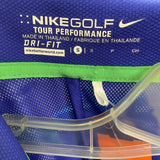 Nike Golf Size S Women's Blue-Multi Polo Activewear Top