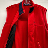 Polo Golf by Ralph Lauren 48 Men's Red Fleece Polyester Solid Men's L Vest