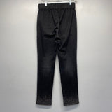 Soft Surroundings Size S-4 Women's Black Beaded Pull On Jeans