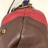 Oryany Multi-Color Leather Colorblock Handbag