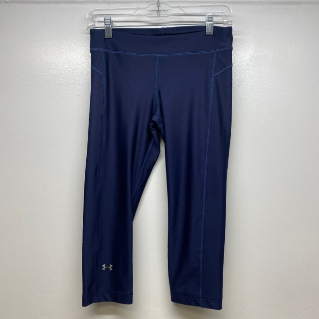 Under Armour Women's Size M Navy Solid Capri Leggings Activewear Pants –  Treasures Upscale Consignment