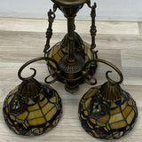 Tiffany style multicolor Glass Celing Chandelier Lamp