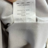 Three of Something Size XS- 0 Women's Silver-Black Pattern Pencil-Knee Skirt