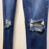 Abercrombie & Fitch Size 2 (26) Women's Blue Distressed Skinny Jeans