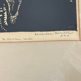 Howard McCormick "Hostin Nez-Navajo," signed woodblock