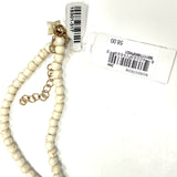 Panacea Peach-White Quartz and Howlite Necklace