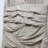 Halston Heritage Size M Women's Blush Solid Maxi-Sleeveless Dress