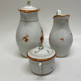 Royal Copenhagen White-Coral Fine China Tea Set