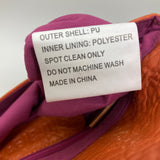 Shiraleah Orange Pebbled Faux Leather Clutch