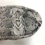 Betsey Johnson Tan-Black Leather Animal Print Satchel Handbag