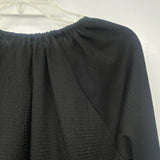 Michael Michael Kors Size S Women's Black Solid Cut Out Long Sleeve Top