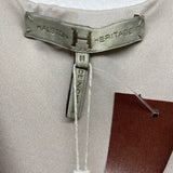 Halston Heritage Size M Women's Blush Solid Maxi-Sleeveless Dress