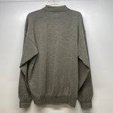 Jhane Barnes Taupe Size L Knit Wool Blend Tweed Men's Men's Long Sleeve Shirt