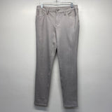 Chico's Size 2 Women's Light Gray Animal Print Straight Leg Jeans