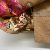 Tracy Reese Women's Size S Tan Shimmer Double Breasted Jacket