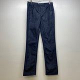 Jones New York Jeans Size 4 Women's Navy Pattern Straight Leg Jeans