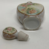 Limoge Perfume Bottle Floral Handpainted by Emma Seitz