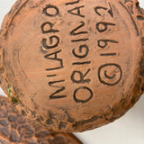 Milagro Original Terracotta- Mult Clay Pottery Chips & Dip Bowl