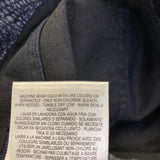 Jones New York Jeans Size 4 Women's Navy Pattern Straight Leg Jeans