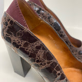 Donald J Pliner Size 7.5 Women's Brown Animal Print Heel Shoes