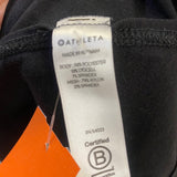 Athleta Size M Women's Black Solid Racerback Sleeveless Top