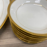 Haviland - limoge White-Gold Porcelain Dinnerware