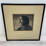Howard McCormick "Hostin Nez-Navajo," signed woodblock